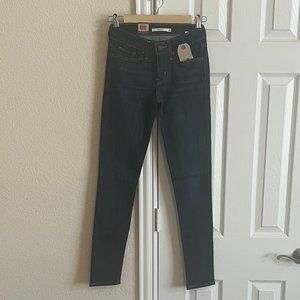Levi's Women's 711 Skinny Jeans in Dark Denim Wash - 24 X 32